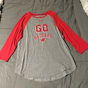 Under Armour Large Womens Badger Shirt